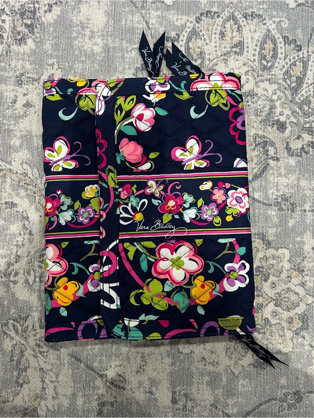 Vera Bradley Quilted Jewelry Travel Organizer